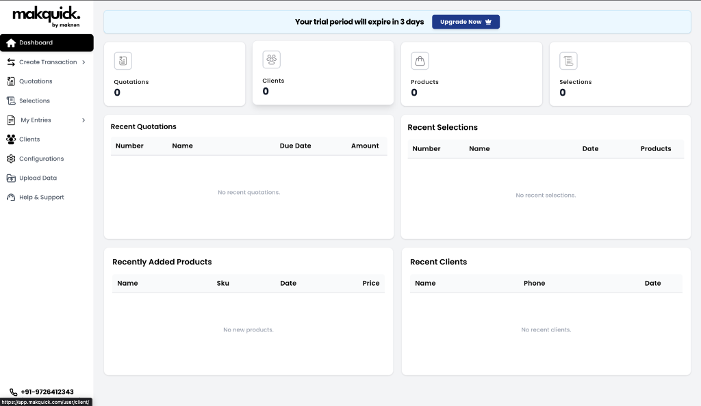 Dashboard Preview
